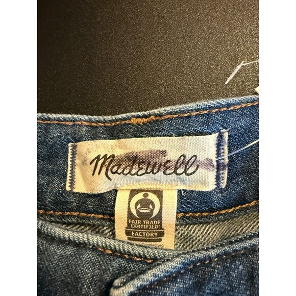 NWT Madewell Curvy Superwide-Leg Jeans 30 High Rise Wide Leg Baggy Denim Blue - Picture 3 of 12